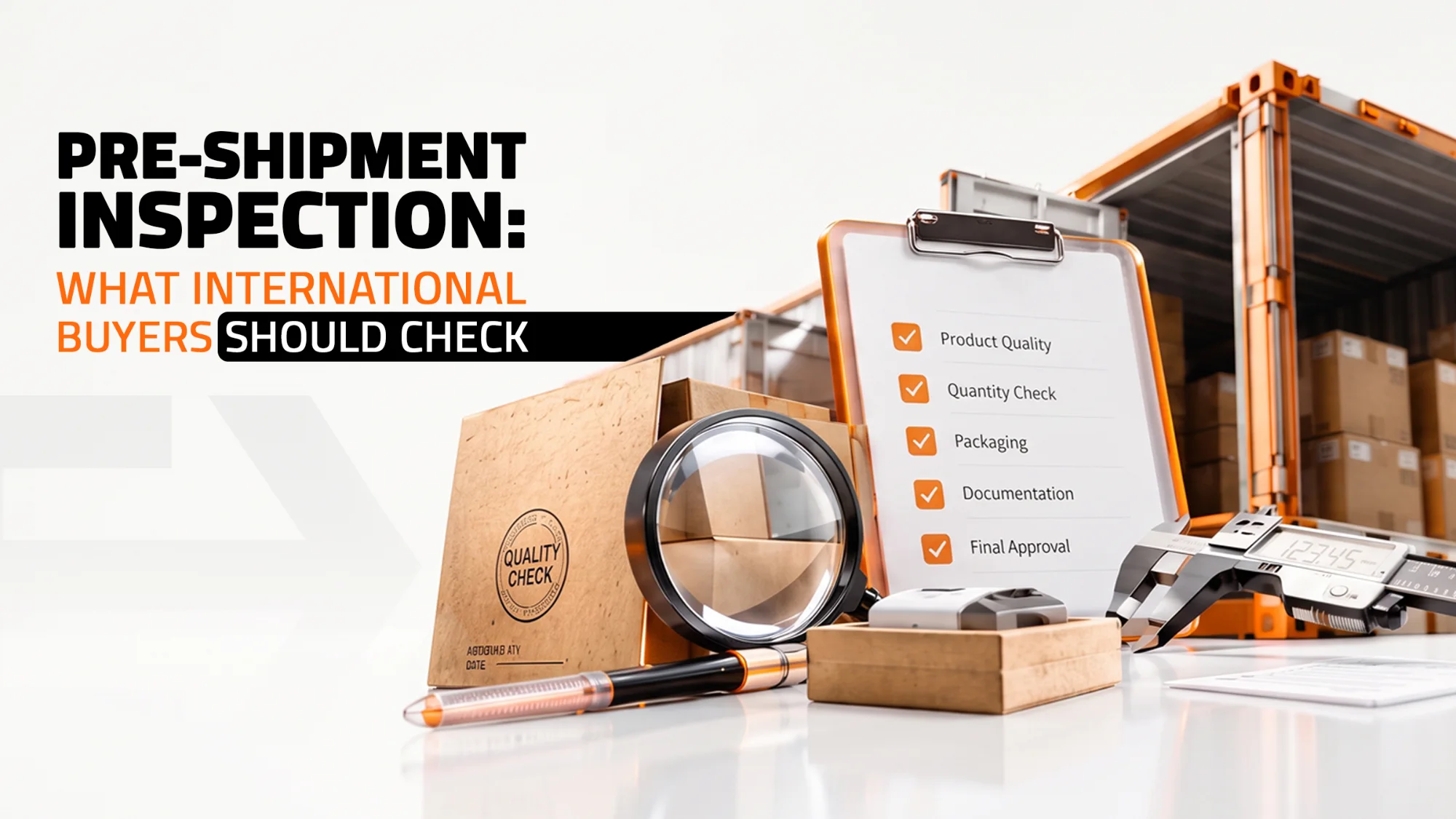 Pre-Shipment Inspection Checklist for International Buyers