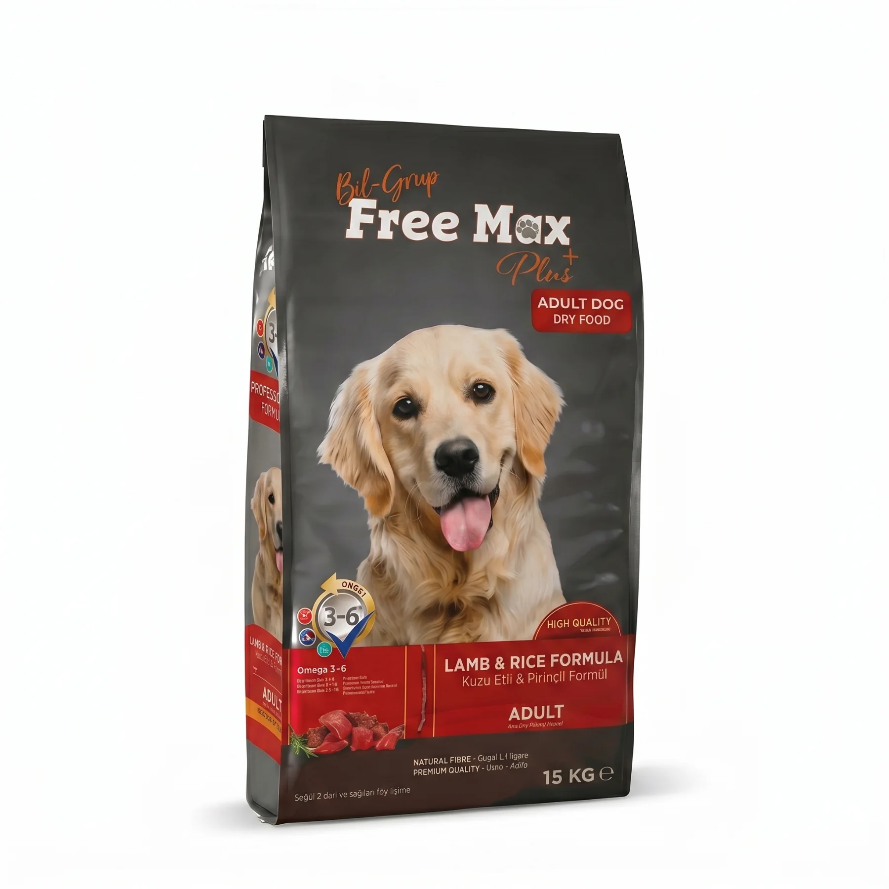 Wholesale Adult Dog Premium Dry Food with Lamb Formula 15KG Bulk