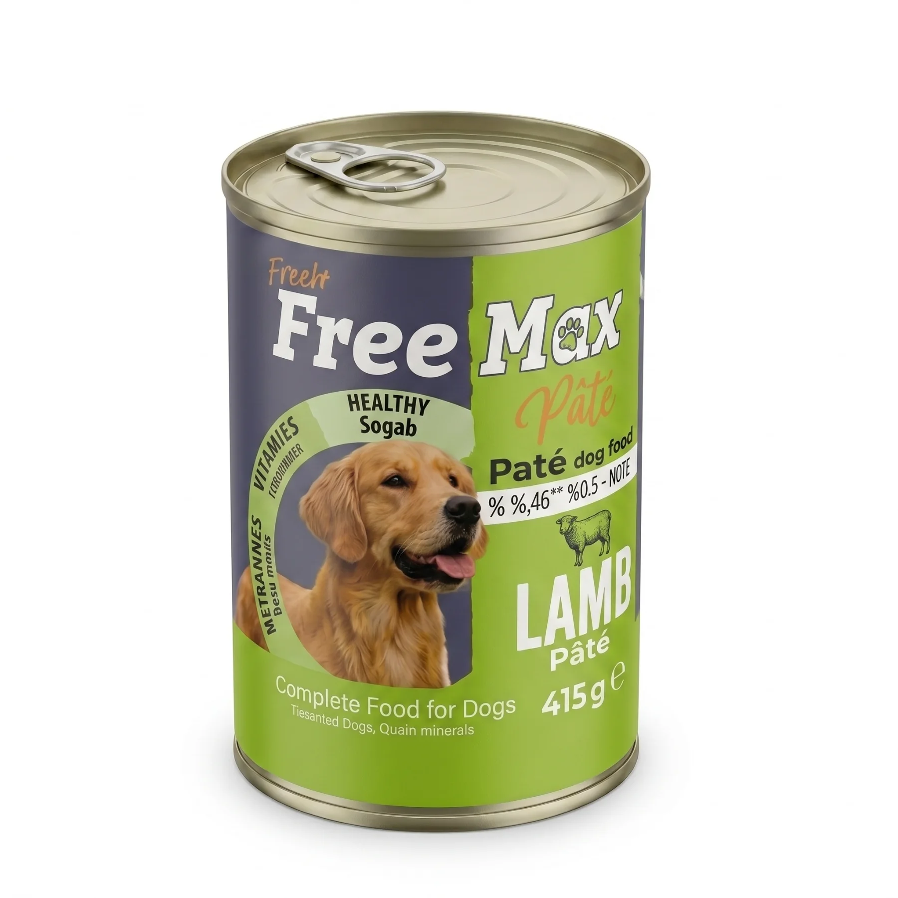 Wholesale premium pate Adult Dog wet Food with Lamb 415g Bulk