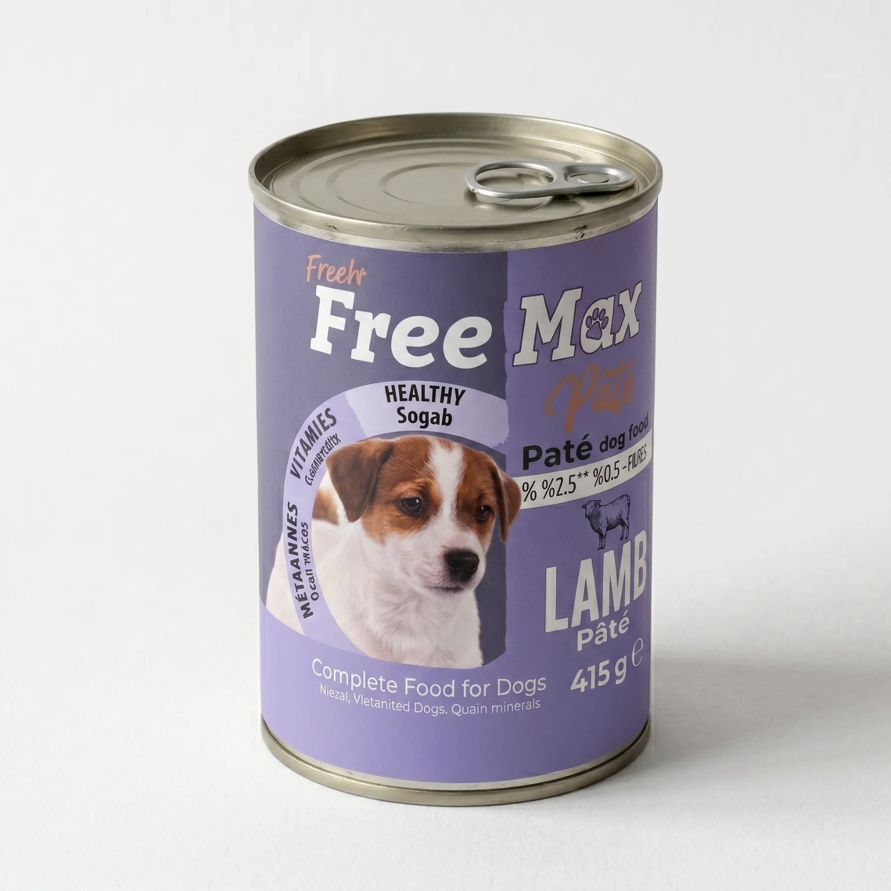 Wholesale premium pate Puppy wet Food with Lamb 415g Bulk
