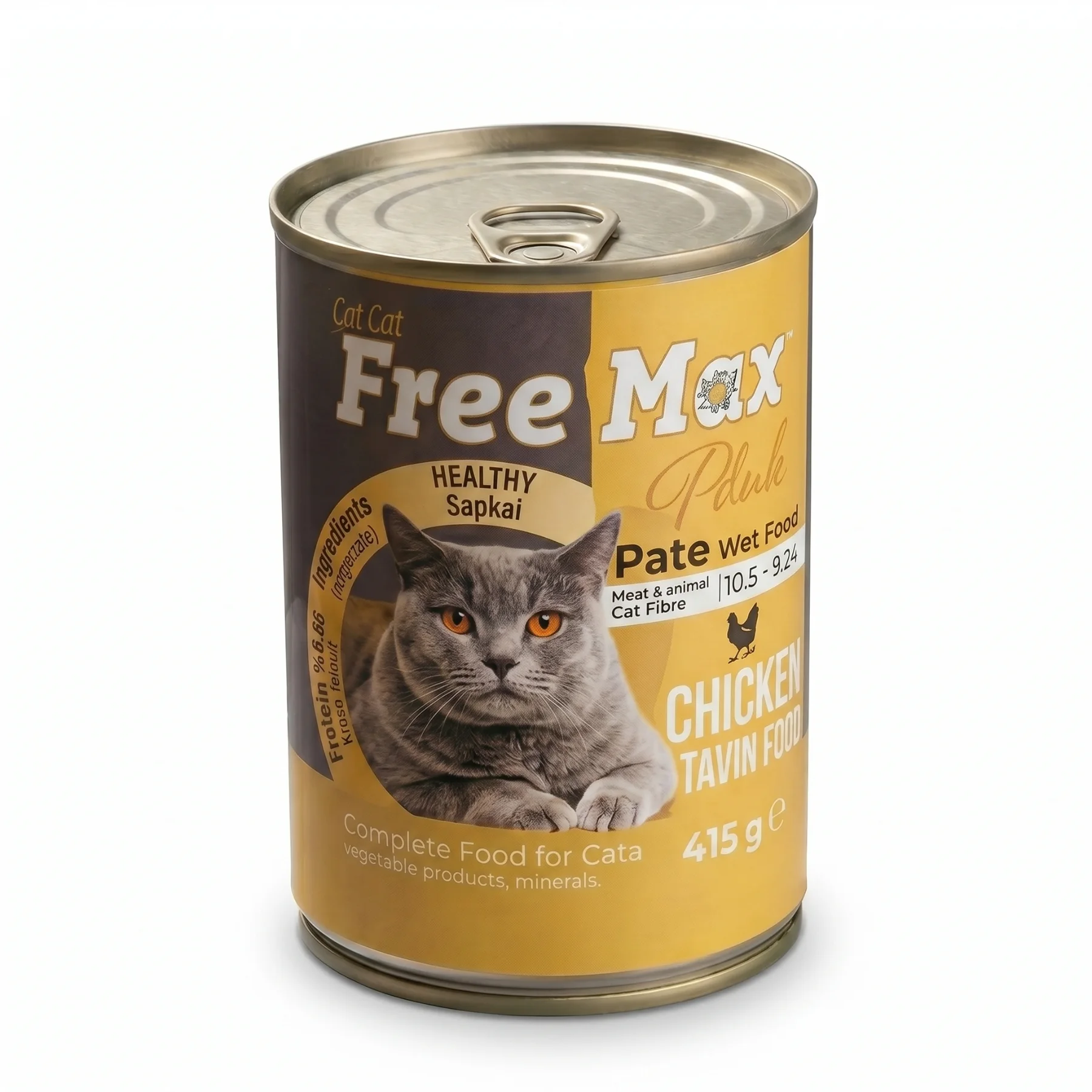 Wholesale premium pate Adult Cat wet Food with chicken 415g Bulk