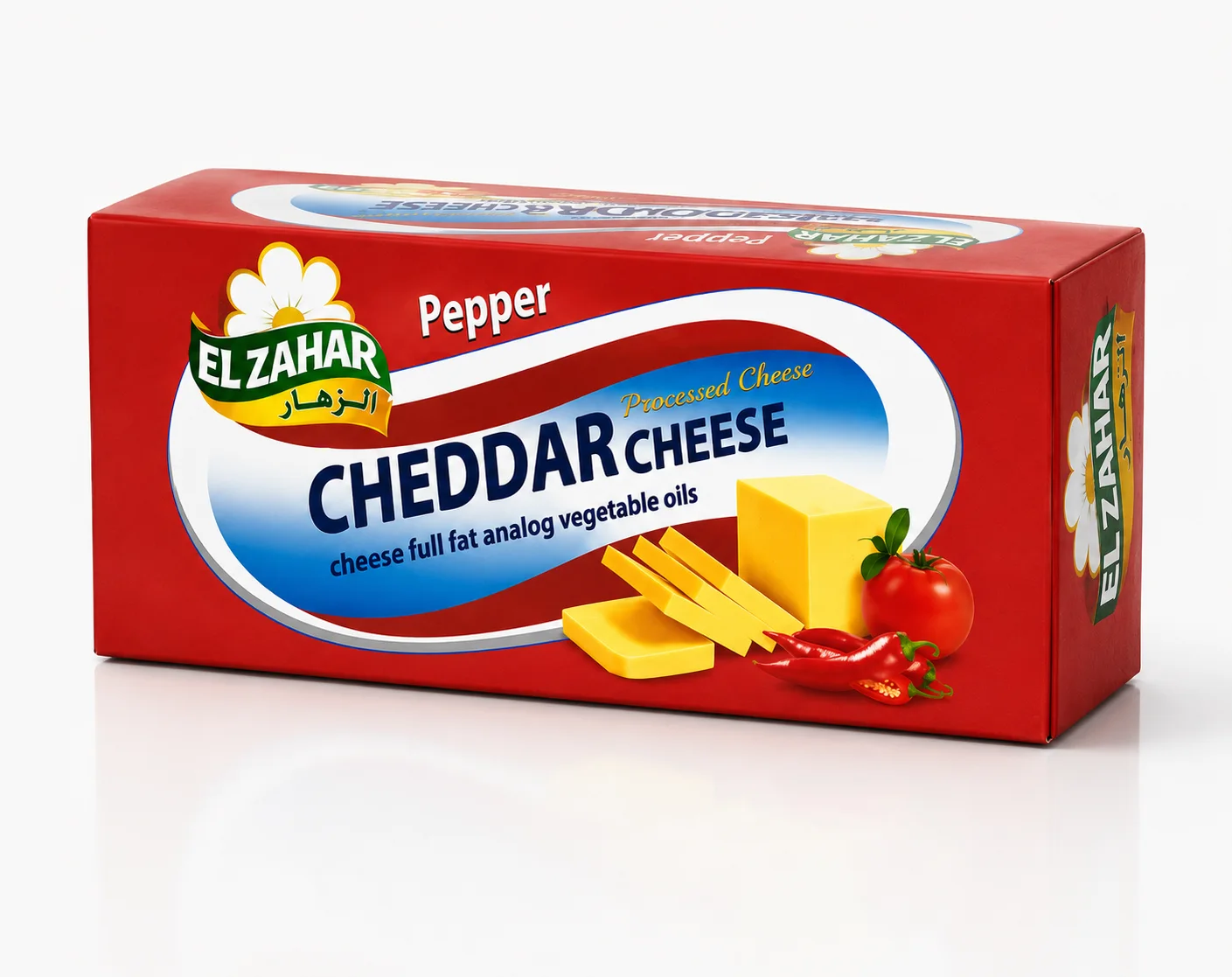 Premium Cheddar Cheese with Pepper wholesalers 400g packs for Food Distributors | Bulk Cheese