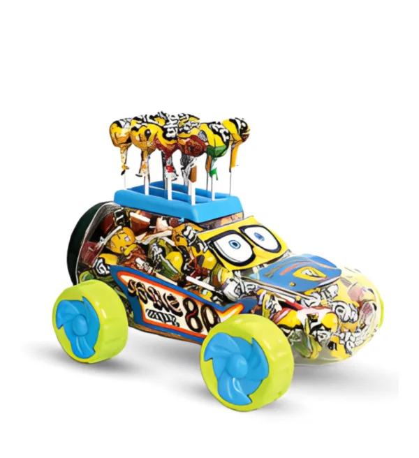Wholesale Lollipop Bus Display Pack | Filled Candy Lollipops