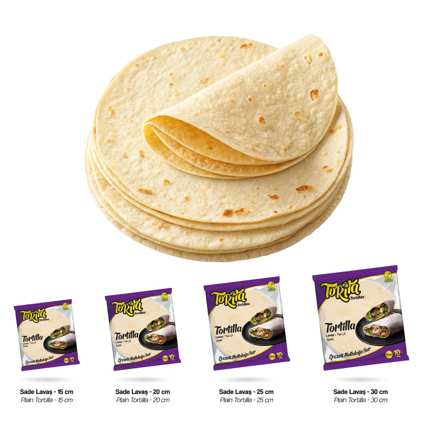 Premium Quality Tortilla Bread 30 cm | Wholesale Soft Tortillas for Food Service & Distribution