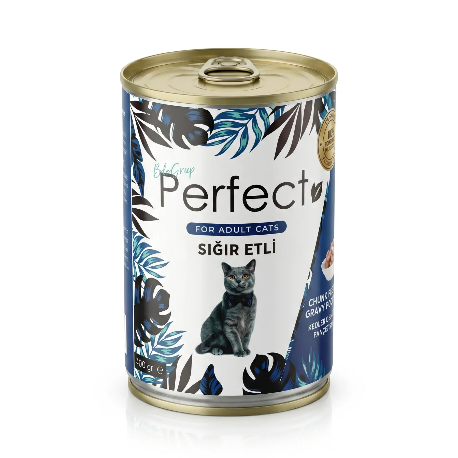 Beef Chunks in Gravy for Adult Cats | 400g Wet Cat Food Wholesale