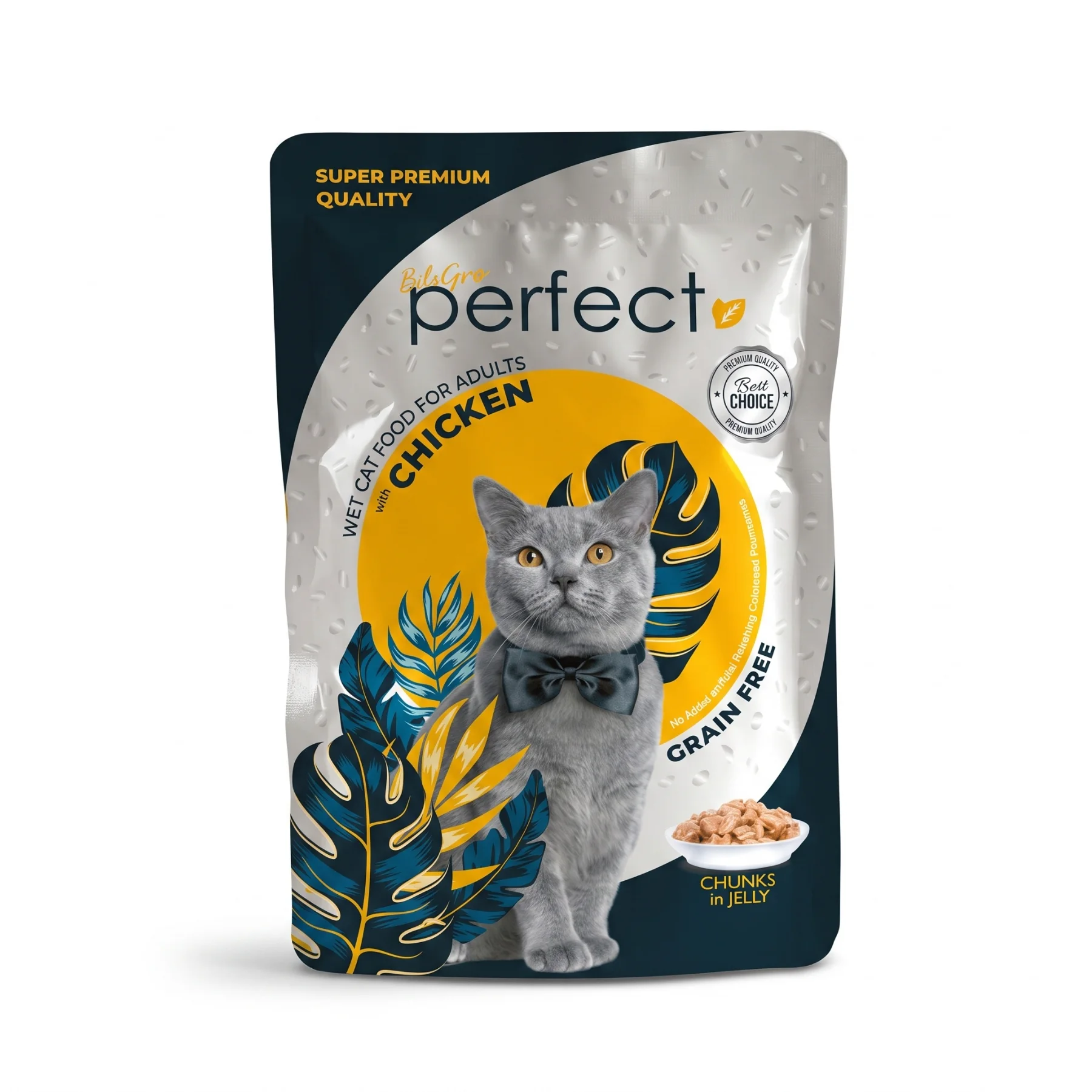 Wholesale Chicken Chunks in Jelly for Adult Cats | 85g Grain-Free Wet Cat Food