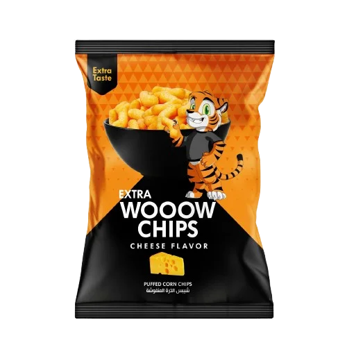 Wholesale Wooow French Cheese Corn Puffs | 50g x 40 Pcs per Bulk Carton | Premium Jordan Snacks