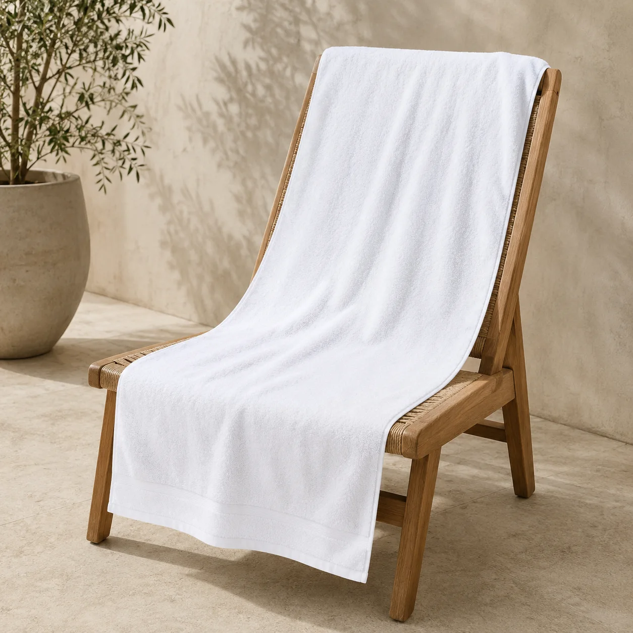 Wholesale 170×40 cm Premium Cotton Body Towel | Egypt Export Supplier