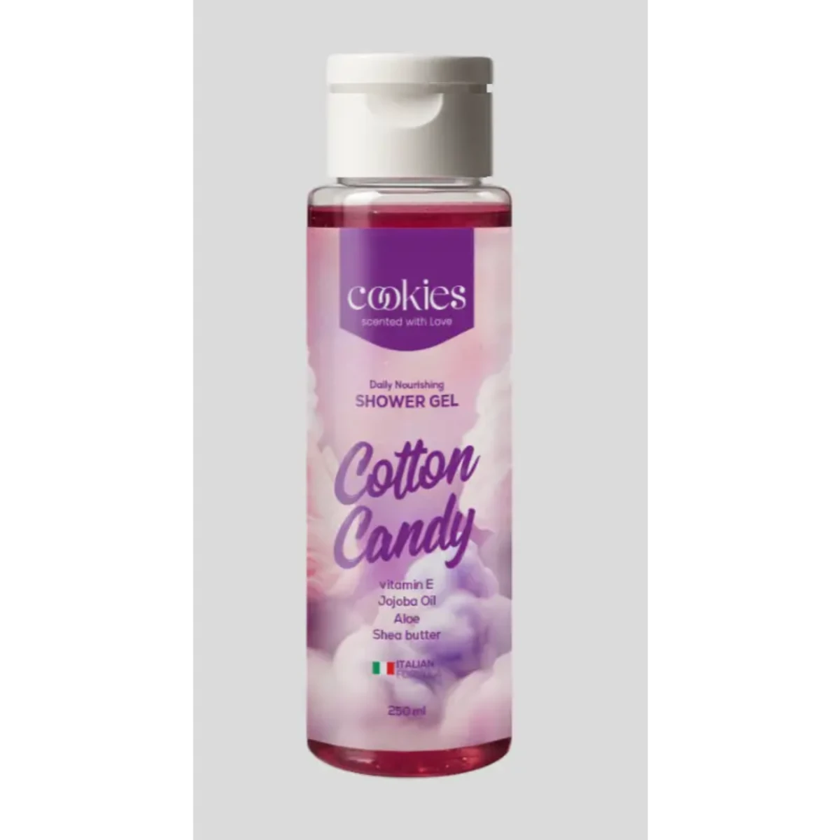 Cookies Cotton Candy Shower Gel 250ml - Daily Nourishing Body Wash