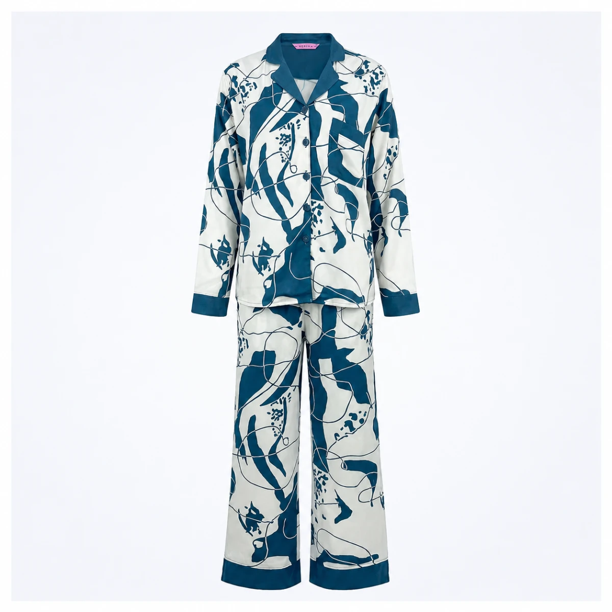 Elegant Viscose Lounge Set 6824 | Youlya Women's Viscose Sleepwear Set