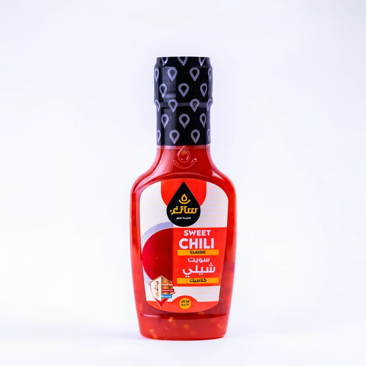 Premium Hot Chili Sauce, 280ml Saegh Red Chili, Hot Sauce premium Arabic-style red chili sauce that brings authentic heat and flavour