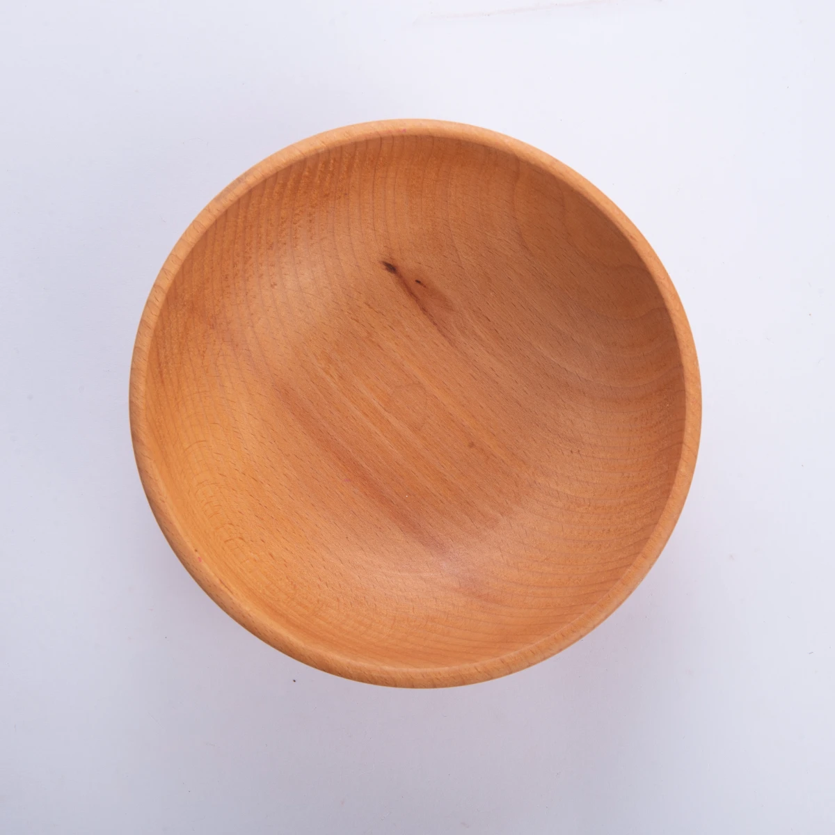 Solid Wood Tableware for Sauces & Spices Premium 15 cm Beech Wood Mini Bowl