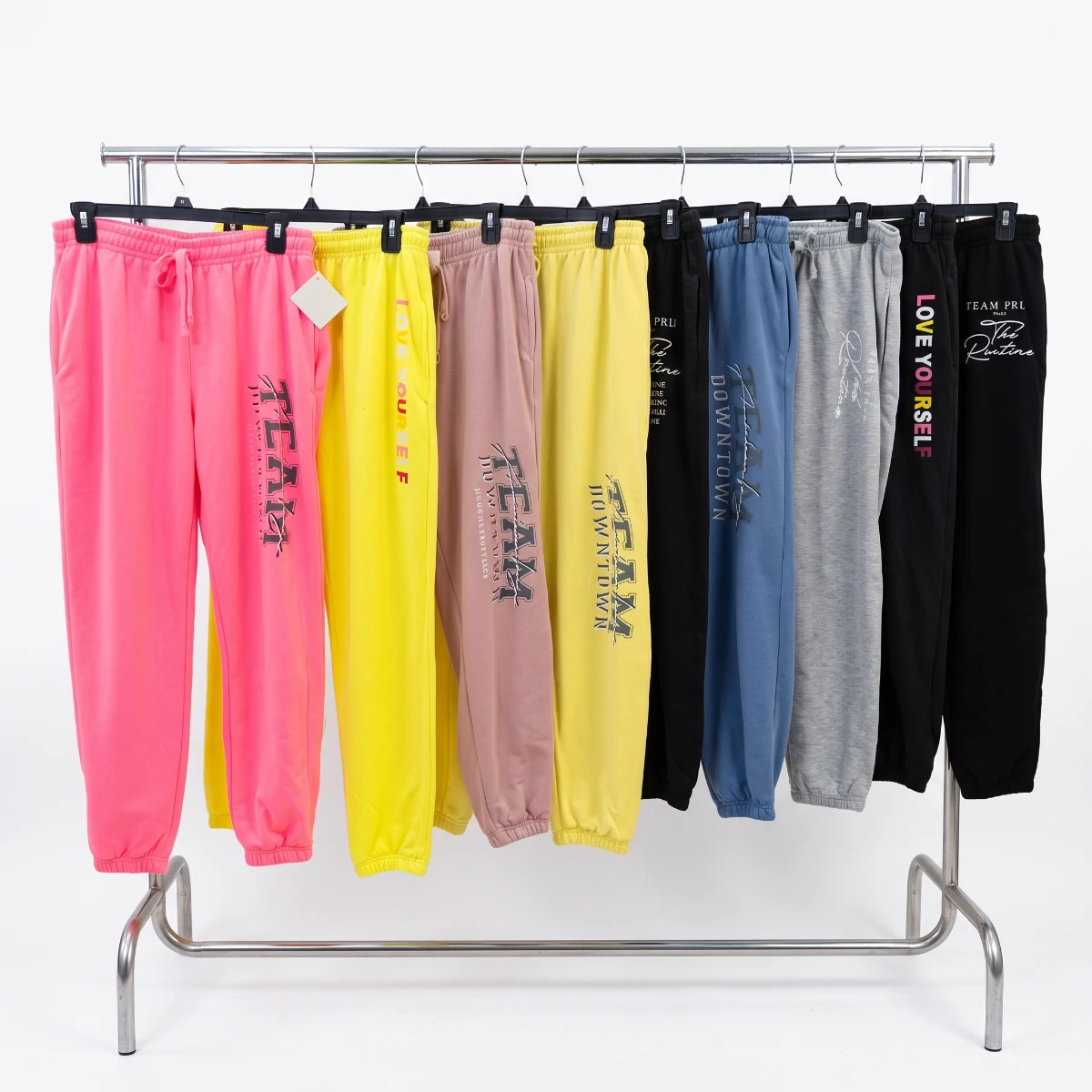 Premium Luxury Women's pants French terry fabric 60% cotton and 40% polyester Women's pants Jogger style