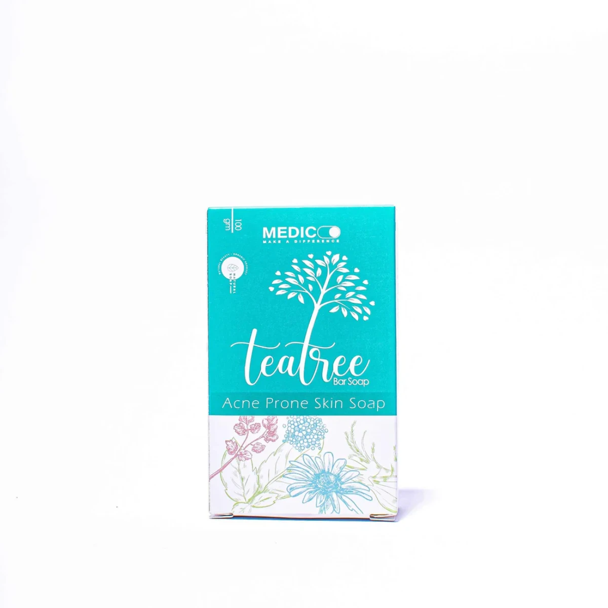 Tea Tree Soap for Acne-Prone Skin – Deep Cleansing & Acne Care Powerful cleansing bar specially formulated for oily, combination, and acne-prone skin