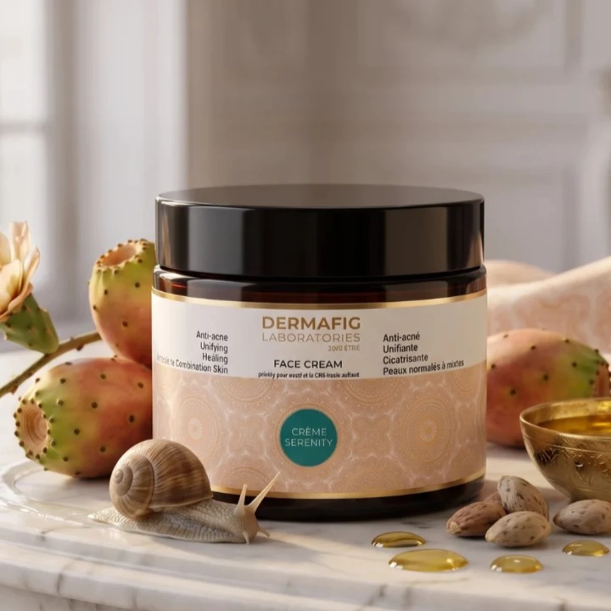 Serenity Cream 50 ml I Anti-Acne Unifying and Brightening Cream This specially formulated cream