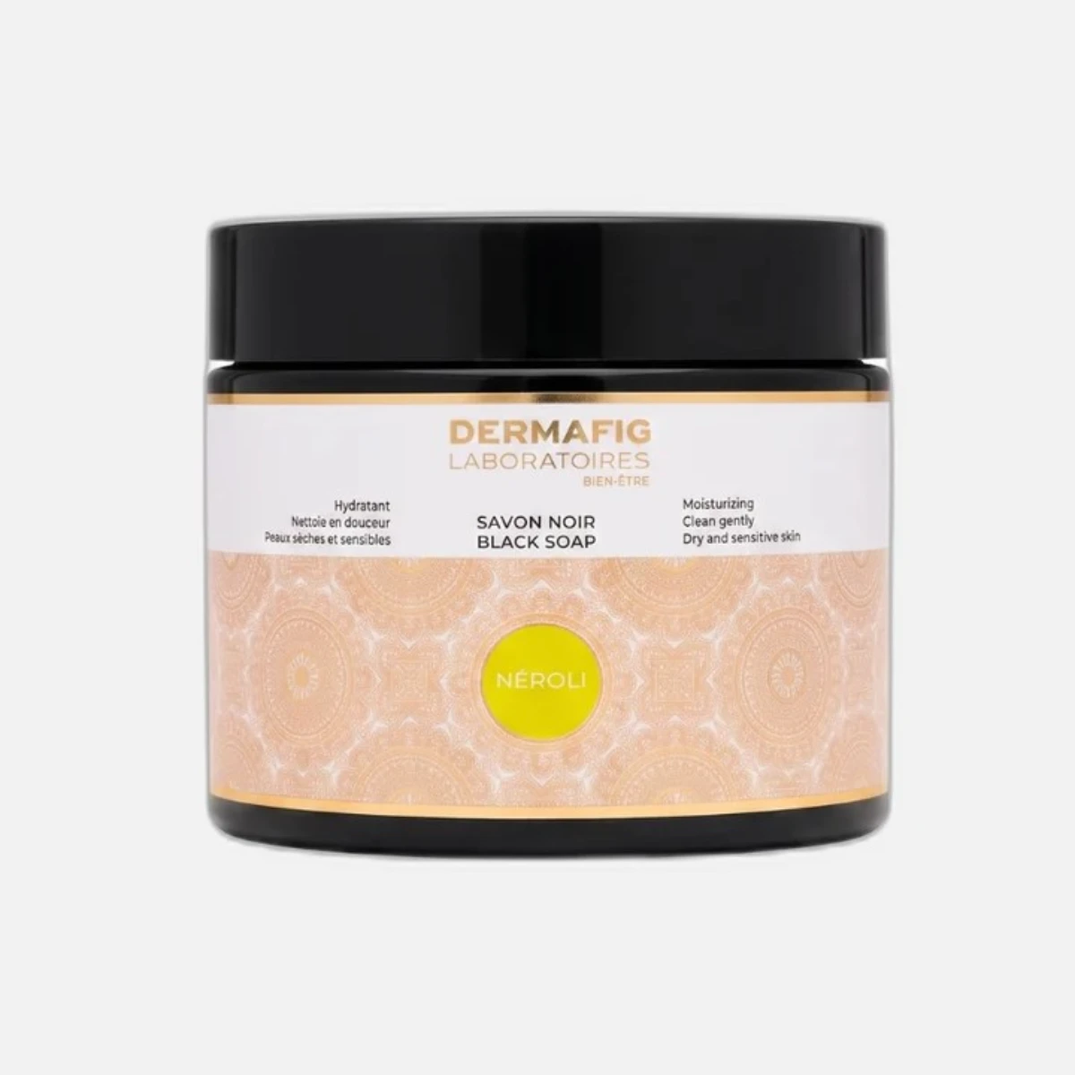 Neroli Black Soap 150 ml I Soothes and moisturizes the skin, particularly suitable for dry and sensitive skin