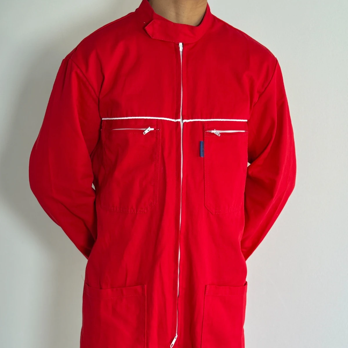 Workwear Overalls One piece Coverall Dustproof Wear resistant Work Clothes Hooded for Factory and Warehouse - Bourouz moyenne gamme