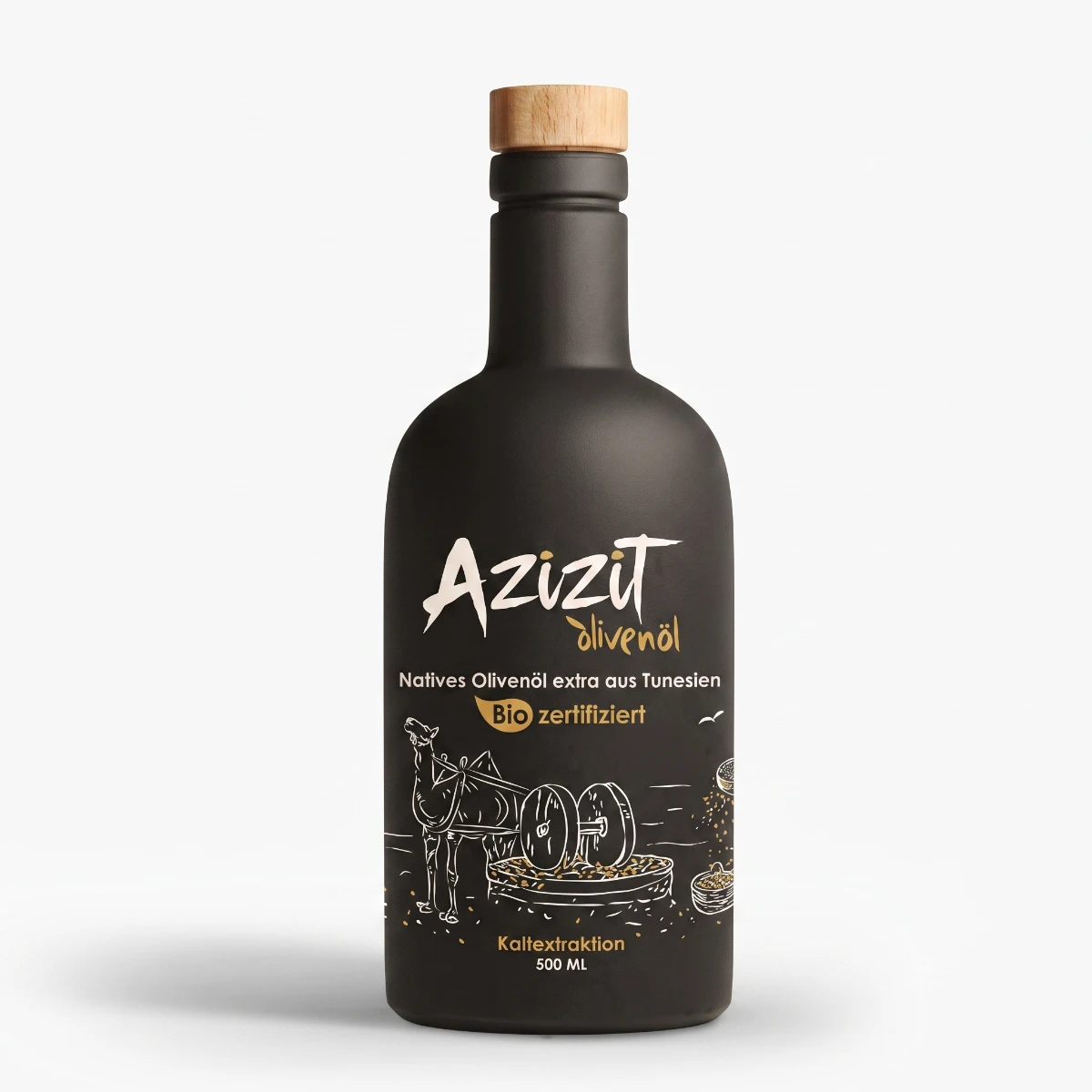 Azizit Organic Extra Virgin Olive oil delicate 500 ml Ultra Superior Wholesale 100 % Chemlali