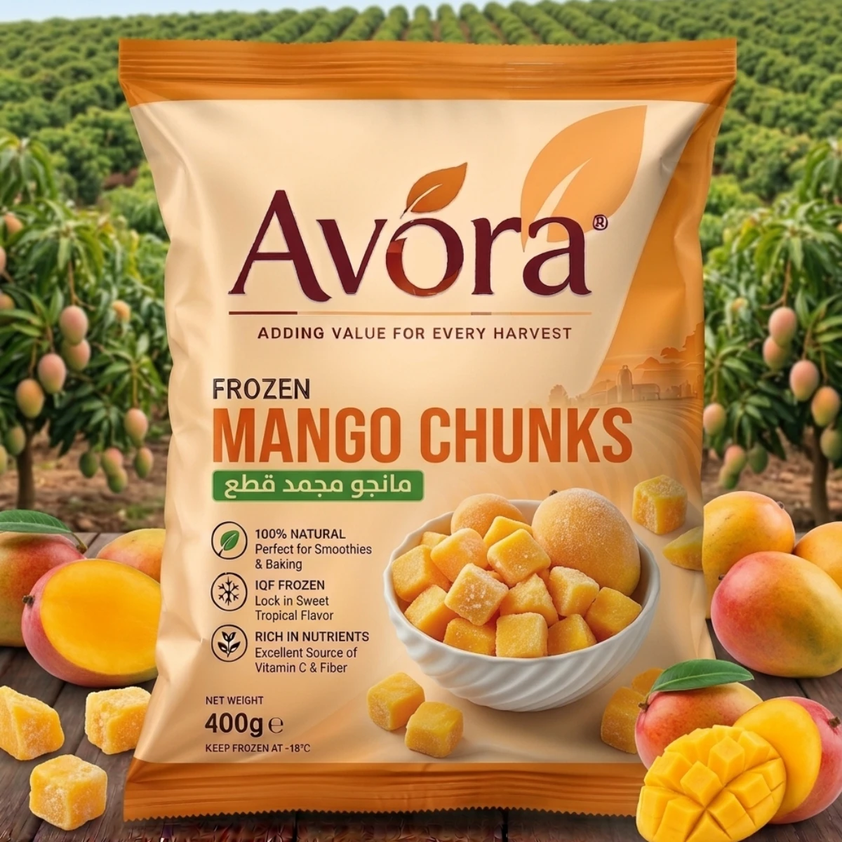 Frozen Mango Fruit Premium Quality Dices Mango for Snacks and Cooking
