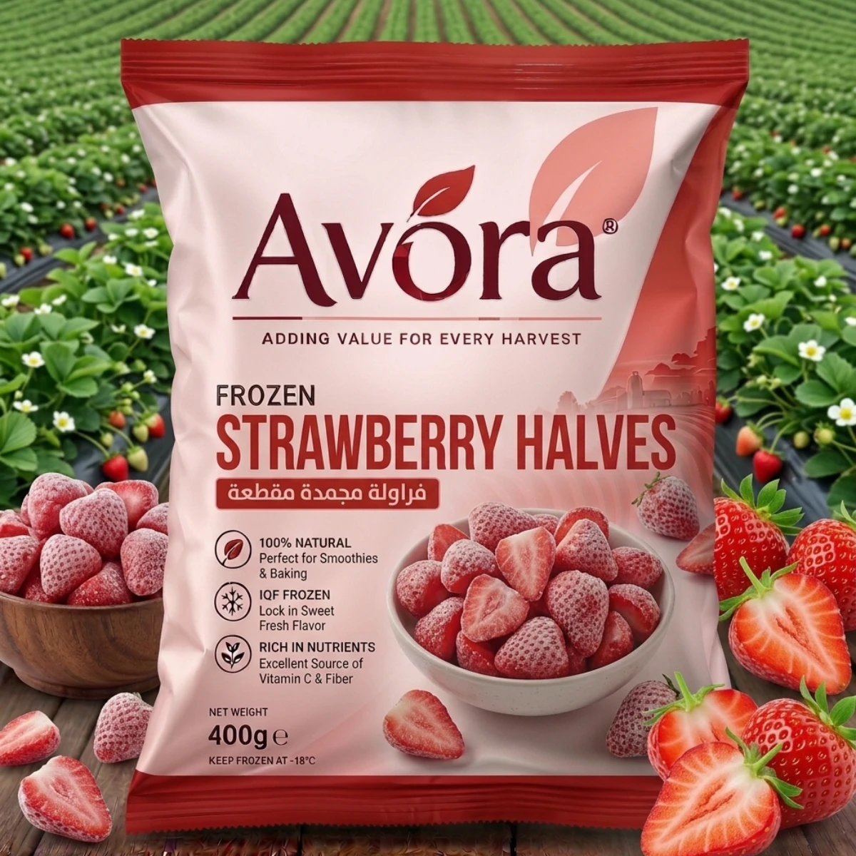 Premium Quality Dices Frozen Strawberries Fruit for Snacks
