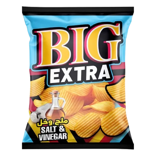 Wholesale Big Extra Salt & Vinegar Potato Chips | 50g x 24 Pcs per Bulk Carton | Premium Jordan Crisps