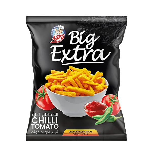 Wholesale Big Extra Hot Ketchup Corn Puffs | 50g x 40 Pcs per Bulk Case | Premium Jordan Snacks