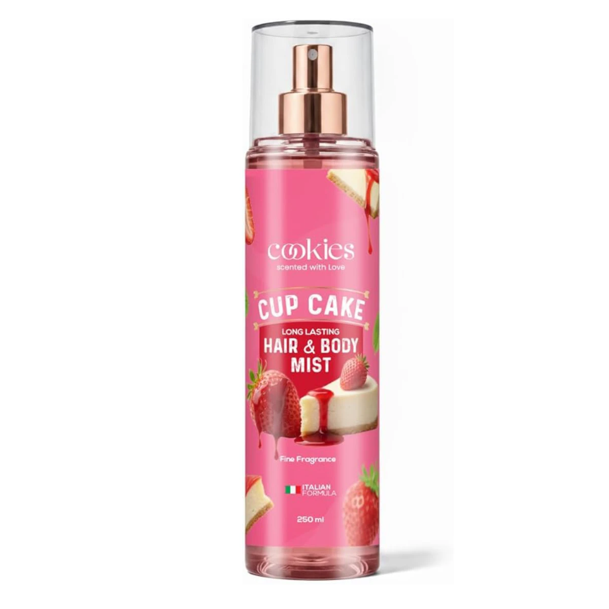 Cookies Cotton Candy Hair & Body Mist – Strawberry & Vanilla – 250ml